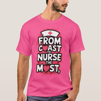 Medische TN Reisverpleegster voor reisverpleging T-shirt