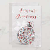 medische vakantiekaarten feestdagenkaart (Voorkant / Achterkant)