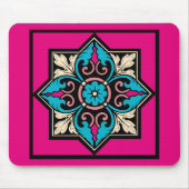 Medische verlichting Arctic Blue Acanthus Leaf Muismat (Voorkant)