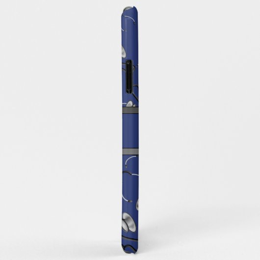 Medische Verpleegkundige Arts Thema Stethoscopen N Case-Mate iPhone Case (Achterkant/rechts)