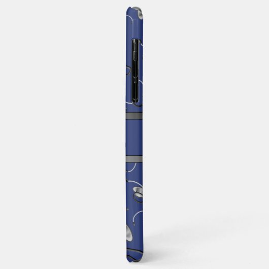 Medische Verpleegkundige Arts Thema Stethoscopen N Case-Mate iPhone Case (Achterkant/links)