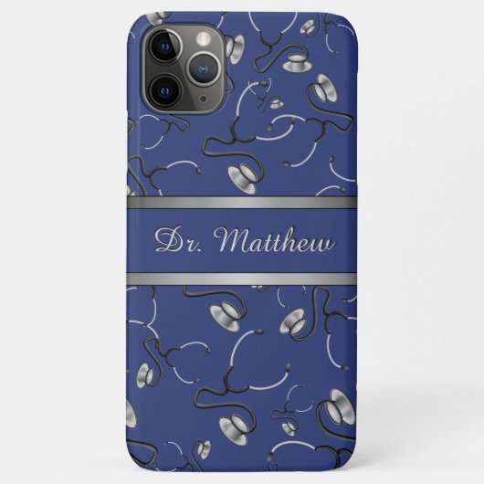 Medische Verpleegkundige Arts Thema Stethoscopen N Case-Mate iPhone Case (Achterkant)