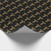 Medische verpleegkundige Caduceus Afstuderen Cadeaupapier (Hoek)