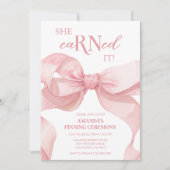 Medische Verpleegkundige Pinning Afstudeerfeest Kaart (Voorkant)