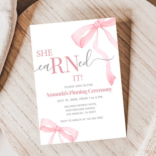 Medische Verpleegkundige RN Pinning Graduation Par Kaart