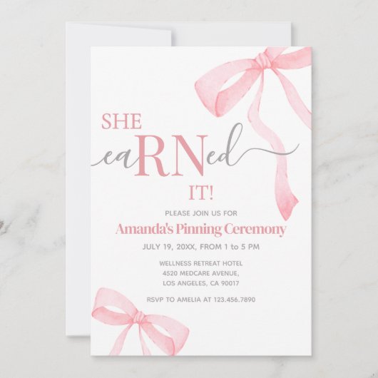 Medische Verpleegkundige RN Pinning Graduation Par Kaart