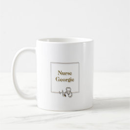 Medische verpleegkundige Stethoscoop Koffiemok