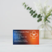 Medische Verzekering Kleurrijke Visitekaartjes (Staand voorkant)