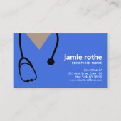 Medische verzorger / Hispanic - Afro-Amerikaans Visitekaartje (Voorkant)