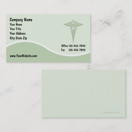 Medische Visitekaartjes (Voorkant / Achterkant)