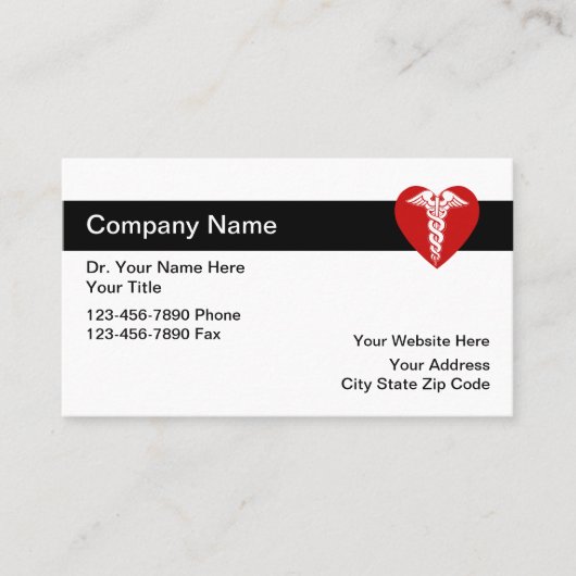 Medische Visitekaartjes (Voorkant)