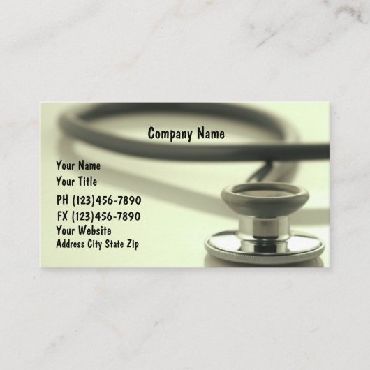 Medische Visitekaartjes (Voorkant)