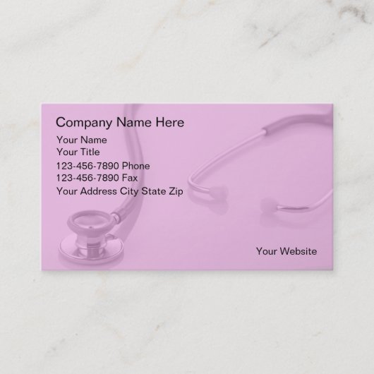 Medische Visitekaartjes (Voorkant)