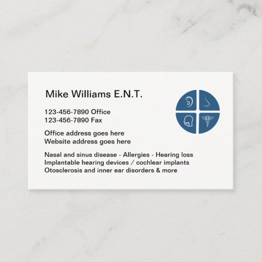 Medische Visitekaartjes (Voorkant)