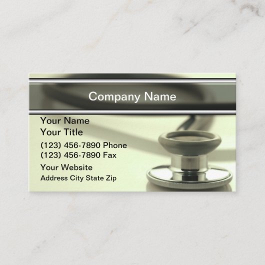 Medische Visitekaartjes (Voorkant)