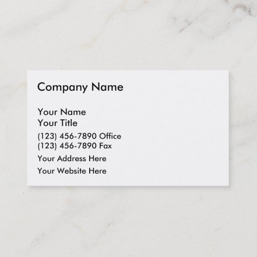 Medische Visitekaartjes (Achterkant)