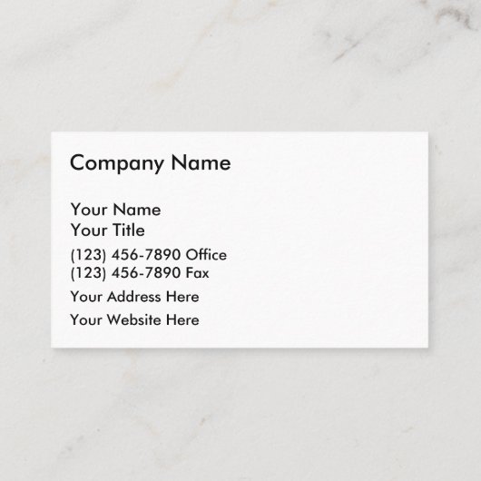 Medische Visitekaartjes (Achterkant)