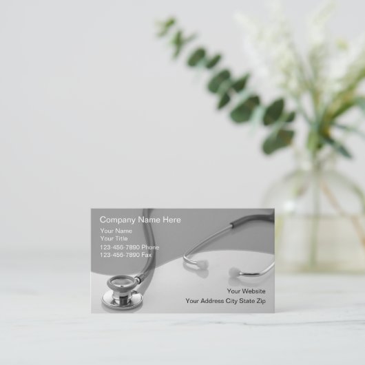 Medische Visitekaartjes (Staand voorkant)