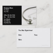 Medische Visitekaartjes Afsprakenkaartje (Voorkant / Achterkant)