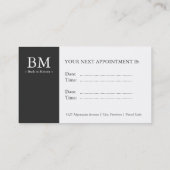 Medische Visitekaartjes Afsprakenkaartje (Achterkant)