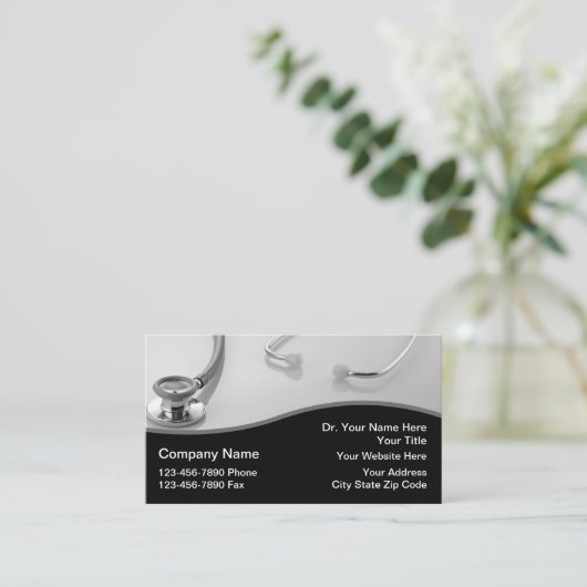 Medische Visitekaartjes Afsprakenkaartje (Staand voorkant)