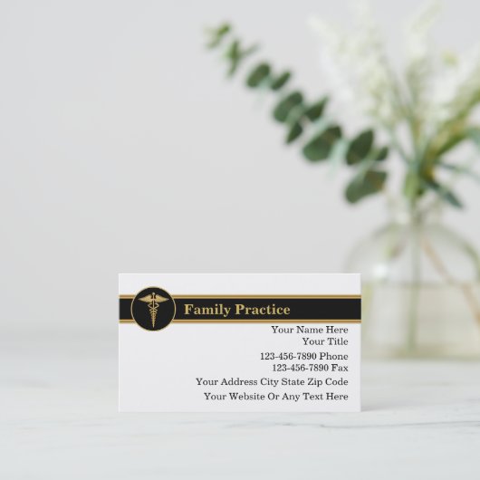 Medische Visitekaartjes Afsprakenkaartje (Staand voorkant)