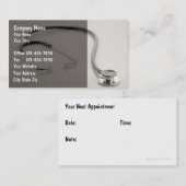 Medische Visitekaartjes Afsprakenkaartje (Voorkant / Achterkant)