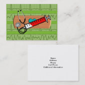 Medische Visitekaartjes Big Bandaid Limoen II (Voorkant / Achterkant)