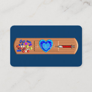 Medische Visitekaartjes Big Bandaid Navy