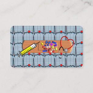 Medische Visitekaartjes EKG Strips