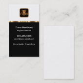 Medische Visitekaartjes met beperkte aansprakelijk (Voorkant / Achterkant)