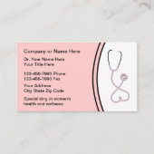 Medische Visitekaartjes voor de gezondheid van vro (Voorkant)