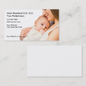 Medische Visitekaartjes voor een kinderarts (Voorkant / Achterkant)