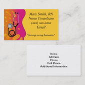 Medische Visitekaartjes Waves (Voorkant / Achterkant)