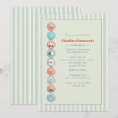 Medische voorraad Graduation Party Uitnodiging (Voorkant / Achterkant)