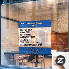 Medische Voorzieningen Winkel Productenlijst Adver Raamsticker