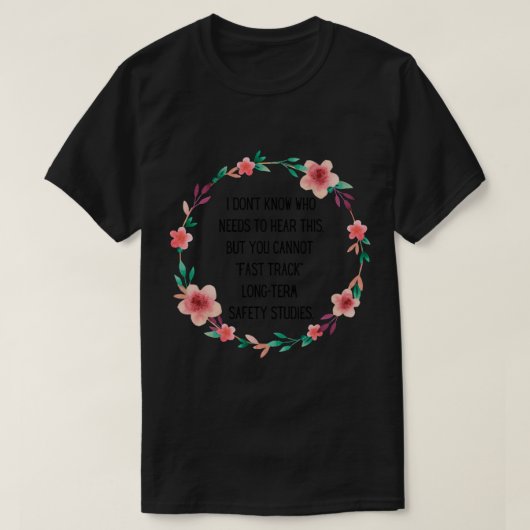 Medische Vrijheid Floral Design T-shirt (Design voorkant)