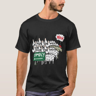 Medische vrijheid Ik zal geen vrije mandaten nalev T-shirt