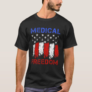Medische vrijheid stoppen mandaat t-shirt