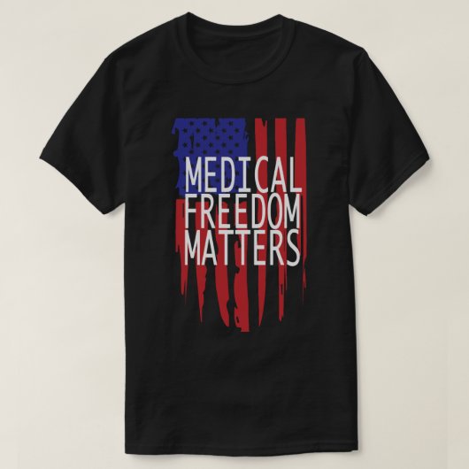 Medische vrijheid t-shirt (Design voorkant)