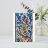 Medische vrouw die ronddraait met spindle en perso briefkaart (Staand voorkant)