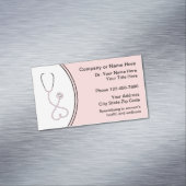 Medische Vrouwen Gezondheid Arts Magnetisch Visitekaartje (Voorbeeld)