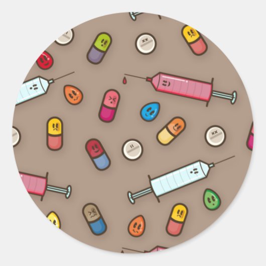 Medische waanzin stickers (Voorkant)