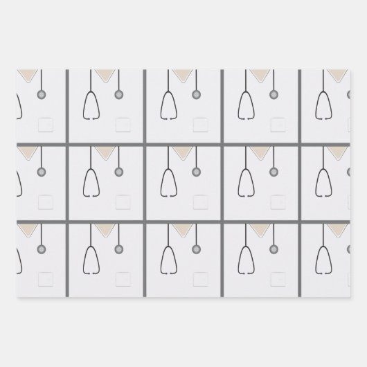 Medische wandelaars Papierbladen oppakken Inpakpapier Vel (Voorkant)