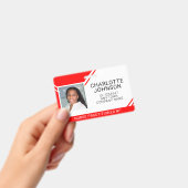 Medische Werknemer Foto Naam ID Badge (Handheld)