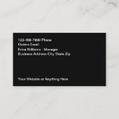 Medische werkzaamheden Uniforme verkoop en service Visitekaartje (Achterkant)