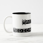 Medische wetenschappen tweekleurige koffiemok (Links)