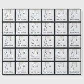 Medische wimpels Doctor Verpleegkundige Aangepaste Cadeaupapier (Vlak)