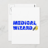 Medische wizard briefkaart (Voorkant / Achterkant)