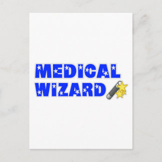 Medische wizard briefkaart